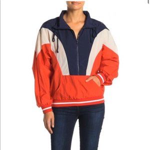 FAVLUX Colorblock Windbreaker Pullover